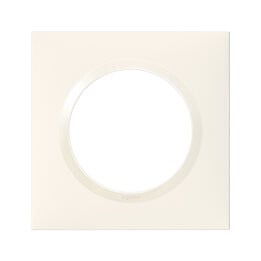 LEGRAND - Plaque Dooxie 1 poste - Plastique - Blanc - 1 module - large