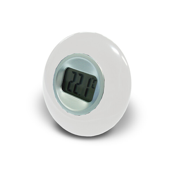 OTIO - Thermomètre intérieur - Écran LCD - Blanc - Pile AAA - large