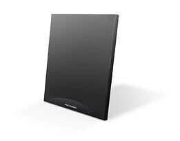 METRONIC - Antenne intérieure TNT HD - extra-plate - 55dB - Noir - large