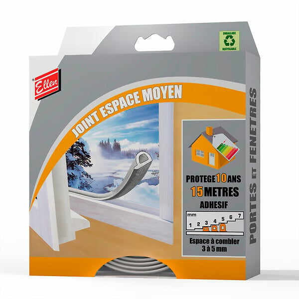 ELLEN - Joint d'isolation cellulaire ELLEN Espace Moyen Blanc 15m - large