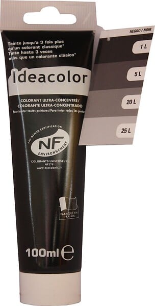 IDEACOLOR - Colorant Ultra-concentre 100ml Noir - large
