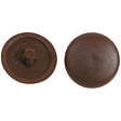 COTEKA - 30 cache-vis en plastique brun 4.5mm - vignette