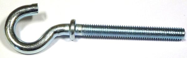 COTEKA - 3 crochets d'armoire acier zingué 4x40mm - large