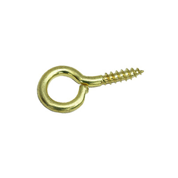 COTEKA - 5 pitons à vis laiton 3.5x20mm - large