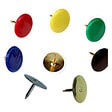 COTEKA - 70 punaises acier plastifié assorti 10mm - vignette