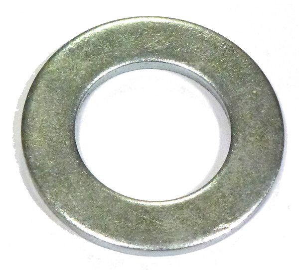 COTEKA - 10 rondelles étroites acier zingué 12mm - large