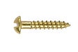 COTEKA - 20 vis à bois tête ronde laiton 3x16mm - vignette