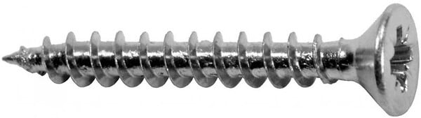 COTEKA - Vis à bois tête fraisée Pozidriv 4x16mm - x30 - large