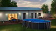 GRE - Piscine ovale acier 6,34m x 3,99m x H.1,22m - Gris anthracite - vignette