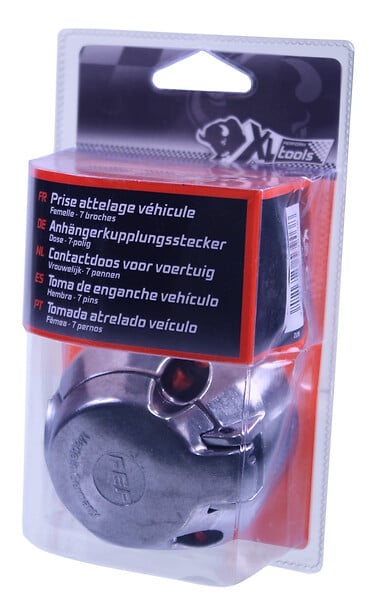 XLPTOOLS - Prise attelage métal 7 broches femelle XLPTOOLS - large