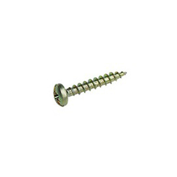 500 vis agglo acier tête ronde pozidriv 4x20mm - large