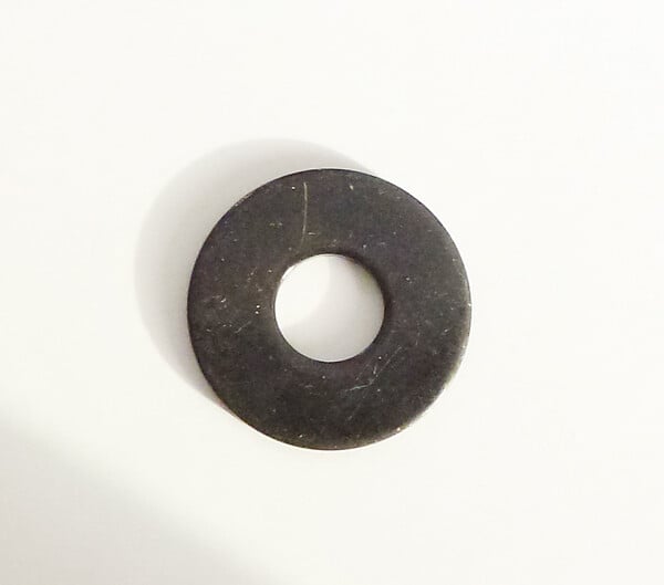 1000 Rondelles plates acier zingue - D6mm - large