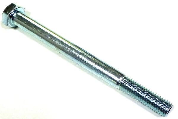 Ensemble de 200 vis métaux en acier zingué tête hexagonale - 5x50mm - large