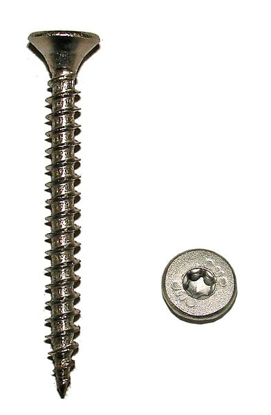 COTEKA - Vis aggloméré tête fraisée Torx A4 - 5x60mm - x200 - large