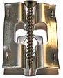 COTEKA - Clips terrasse inox A2 3.5x30mm + vis lot de 150 pièces - vignette