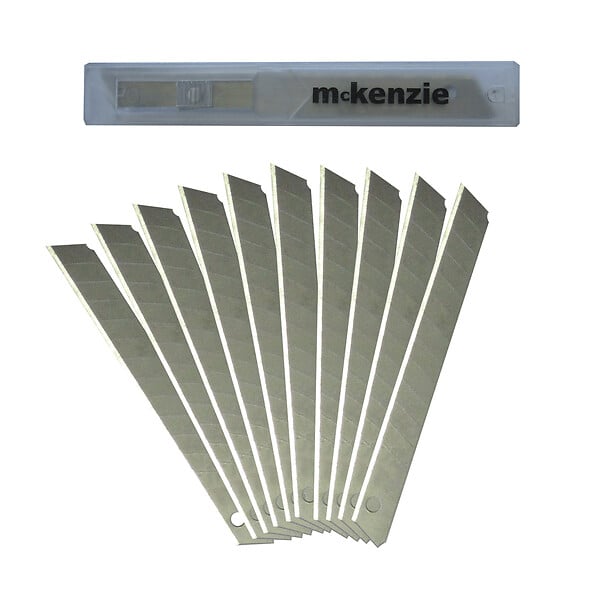 MC KENZIE - Lames de Cutter - 10 pièces -  9mm - large