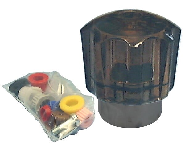 ECOUL - Lot de 2 croisillons universels fumés hauteur 14 à 35mm - large