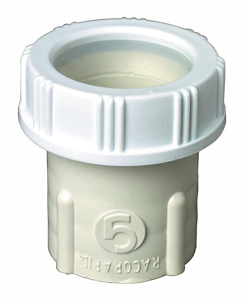 COTEKA - Raccord vissable PVC écrou + joint diamètre 32 mm. - large