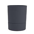 EDA - Pot Aquaduo 13cm gris anthracite - Diam.12.5xH.15.5cm - vignette
