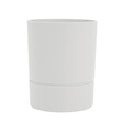 EDA - Pot de fleurs Aquaduo blanc ivoire - Diam.12,5xH.15,5cm - vignette