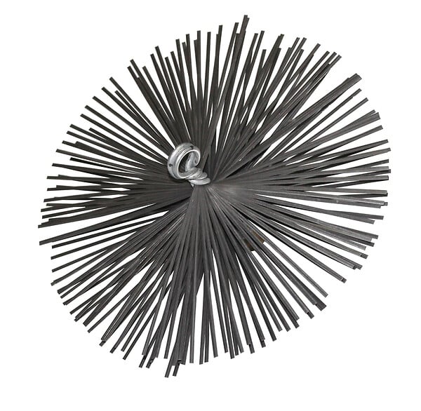 COTEKA - Hérisson rond - Acier - D200 sur carte - Vis femelle 12x130mm - large