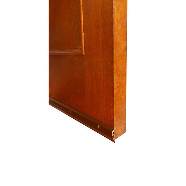 COTEKA - Bas de porte à visser levre marron - large