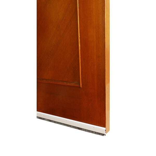 COTEKA - Bas de porte a visser brosse - Blanc - large