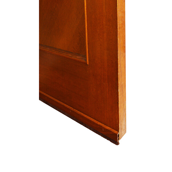 COTEKA - Bas de porte a visser brosse - Marron - large