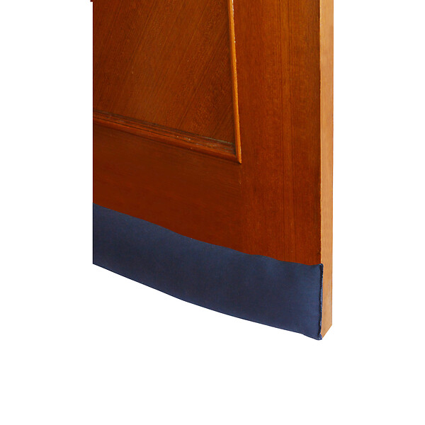 COTEKA - Coussin de porte rond - Bleu - large