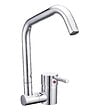 PERFECTLINE - Mitigeur lavabo bec bas chrome à économique d'eau avec vidage Carrek - vignette