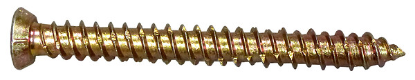 COTEKA - 18 vis tôle tête cylindrique acier zingué 4.8x38mm - large
