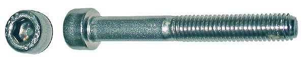 COTEKA - 8 vis métaux acier zingué 6 pans 4x30mm - large