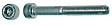 COTEKA - 8 vis métaux acier zingué 6 pans 4x30mm - vignette