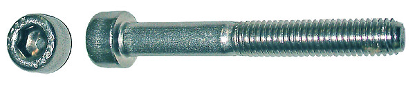 COTEKA - 6 vis métaux acier zingué 6 pans 5x30mm - large
