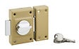 COTEKA - Verrou cambre bouton cylindre 21x40mm 3 clés - vignette