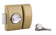 COTEKA - Verrou capot bouton 5 goupilles cylindre 23x40mm 3 clés - vignette