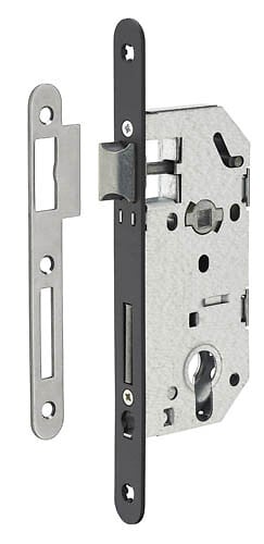 COTEKA - Boitier serrure encastrer axe 40mm cylindre réversible - large