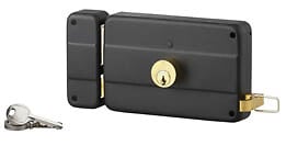 COTEKA - Serrure applique 140x90mm cylindre 45mm 3 clés gauche - large