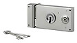 COTEKA - Serrure grille 140x82mm pêne dormant  tour 2 clés gauche - vignette