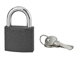 COTEKA - Cadenas acier gris 50mm anse acier 3 clés - large