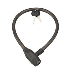 COTEKA - Antivol câble diamètre 12mm longueur 0.60m, 2 clés - large