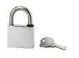 COTEKA - Cadenas laiton 45mm nickel satin anse inox 2 clés - vignette