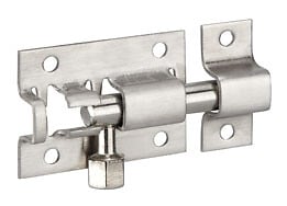 COTEKA - Targette inox pêne rond 38mm - large