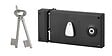 COTEKA - Serrure applique 140x82mm pêne dormant  tour gauche 2 clés - vignette