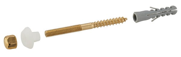 ECOUL - Fixations wc goujons 6x80mm chevilles 8x40mm - large