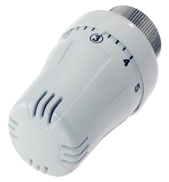 ECOUL - Tête de radiateur thermostatique - Équerre - Norme EN215 - large