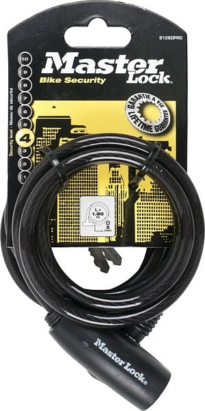 MASTER LOCK - Câble antivol acier 1.8mx8mm - large