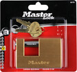 MASTER LOCK - Cadenas à clé laiton massif 76mm anse d.11xh.14mm 5 goupilles - vignette