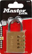 MASTER LOCK - Cadenas à combinaison programmable laiton 40mm anse d.6xh.26mm - vignette