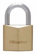 MASTER LOCK - Cadenas à clé laiton massif 50mm anse hexagonale d.9xh.30mm 4 clés - vignette